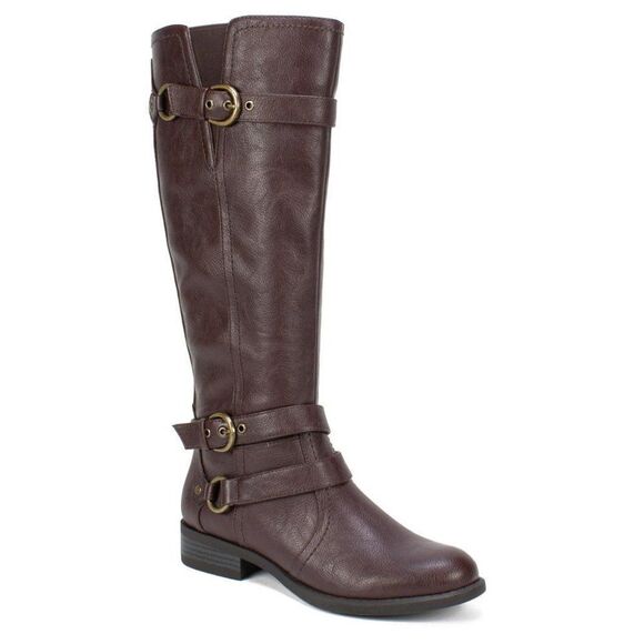 White Mountain Loyal Wide Calf Tall Women's Boots Brown Size 8 New with Box - Picture 1 of 5